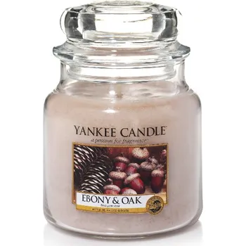 Svíčka Yankee Candle Ebony & Oak