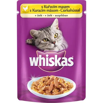 Krmivo pro kočku Whiskas Adult kapsička s kuřecím v želé 100 g