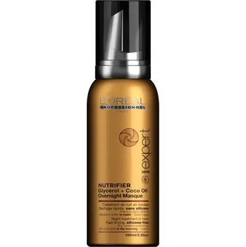 Vlasová regenerace ĽOréal Série Expert Nutrifier noční maska pro suché a poškozené vlasy 100 ml
