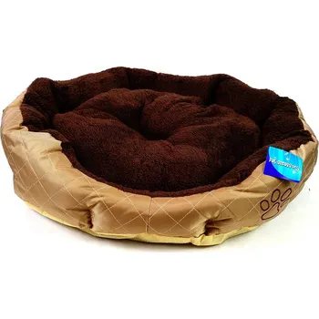 Pelíšek pro psa Hnědobéžový pelíšek pro psa - 57x52 cm (Nesmírně měkký a pohodlný pelíšek v zemitých barvách, který udělá radost každému psovi. Nabízí pohodlí, kvalitu i snadnou údržbu. Jednoduše vše, co očekáváte a potřebujete.)