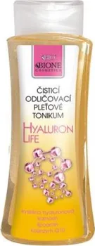 Bione Cosmetics Hyaluron Life Čistící odličovací pleťové tonikum s kyselinou hyaluronovou