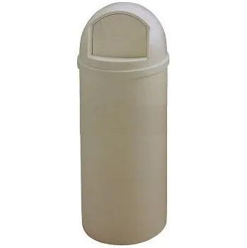 Venkovní odpadkový koš Venkovní plastový koš Marshal 57 l - šedý