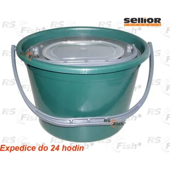 Pouzdro na rybářské vybavení Řízkovnice Sellior - 18 l + vzduchovací motorek