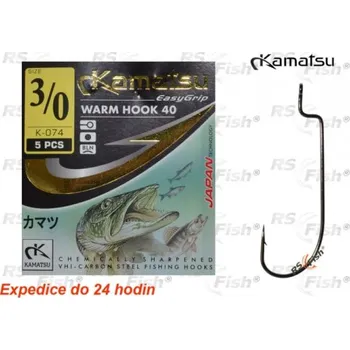 Rybářský háček Kamatsu Warm 40 vel. 1/0