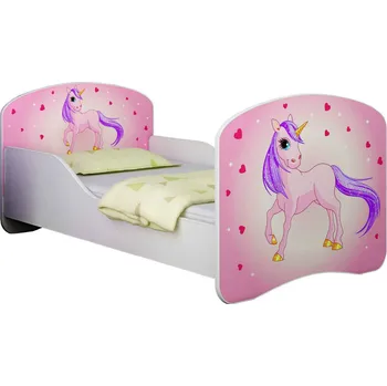 Dětsný nábytek Dětská postel - Poník jednorožec 160x80 cm