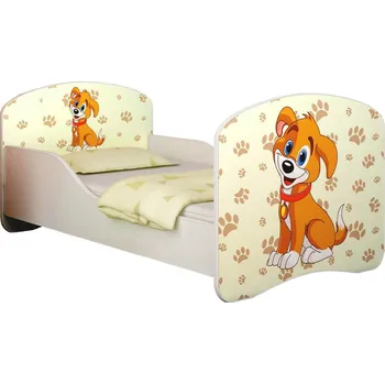 Dětsný nábytek Dětská postel - Pejsek 160x80 cm