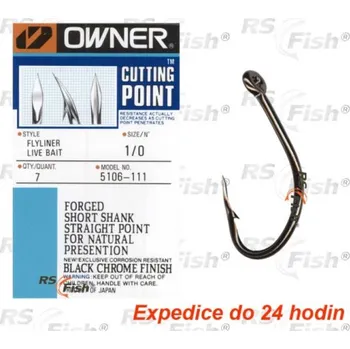 Rybářský háček Owner Háčky Cutting Point 5106 8ks, 2