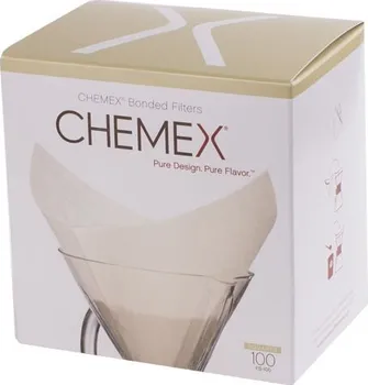 Filtr do kávovaru Chemex Filtry pro Chemex 6-10 šálků čtvercové 100 ks