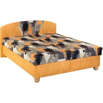 Postel Postel,letiště Klára 160 cm 160 x 200cm Oranžová