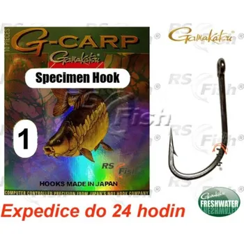 Rybářský háček Gamakatsu G-Carp Specimen Hook 6