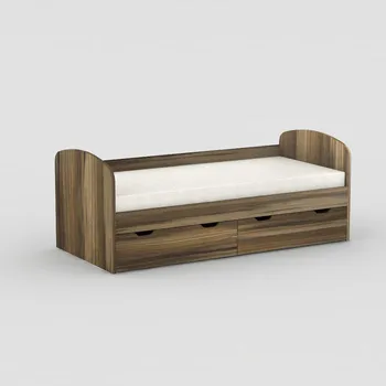 Postel Postel Rea Golem 90cm s roštem Ořech