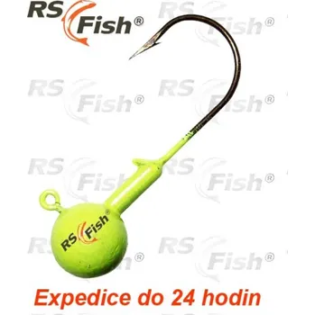 Rybářský háček JSA jigová - fluo žlutá 7,0 g