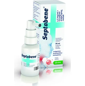 Lék na bolest v krku Septabene 5 mg 30 ml