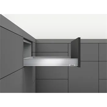 Nábytkové kování BLUM LEGRABOX pure sada výška N, BLUMOTION S, 40kg, délka 450mm, hedvábně bílá