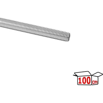 Závitová tyč KP Závitová nerezová tyč M6, délka 100 cm, pro zábradlí, schodiště a brány