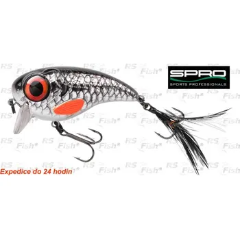 Umělá nástraha SPRO Fat Iris - barva Shining Roach 80 mm - 48671109