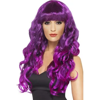 Smiffys Siréna dámská paruka, fialová
