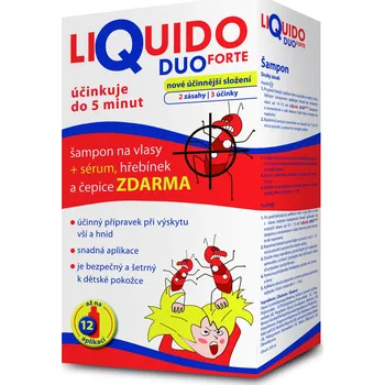 Dětský šampon Simply You LiQuido Duo Forte šampon na vši + sérum 200 ml