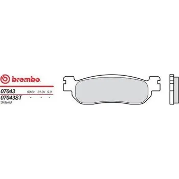 Motodíl Brembo 07043 XS Sintered