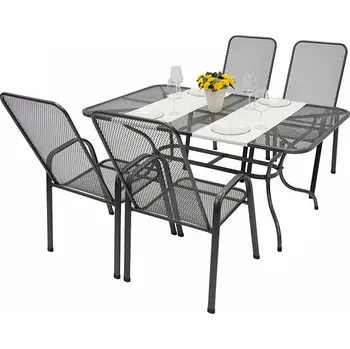 Zahradní sestava UNIKOV Steel Sandra 1+4