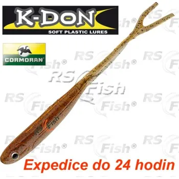 Umělá nástraha Cormoran K-DON S3 Double Tail - barva dark brown 140 mm - 51-32147
