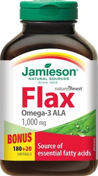 Přírodní produkt Jamieson Flax Omega-3 1000 mg 200 cps.