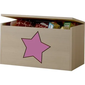 Truhla Truhla na hračky - Hvězda Růžová