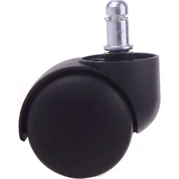Pojezdové kolečko Náhradní nacvakávací kolečko k taburetům Detail - černé (B-20n)
