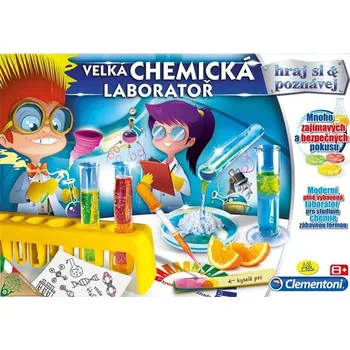 Dětská vědecká sada Clementoni Velká chemická laboratoř