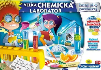 Dětská vědecká sada Clementoni Velká chemická laboratoř
