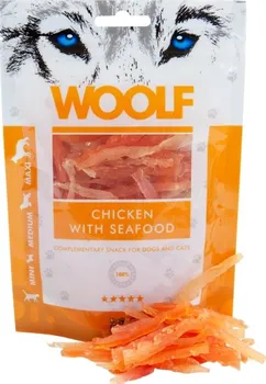 Pamlsek pro psa Woolf Chicken with Seafood 100 g