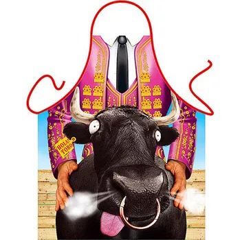 Kuchyňská zástěra Zástěra Toreador s býkem