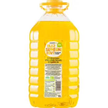 Rostlinný olej Country Life Slunečnicový olej Bio 5 l