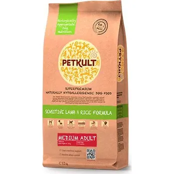 Krmivo pro psa Petkult Dog Junior Medium Lamb/Rice