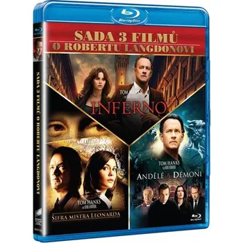 Blu-ray Kolekce Dan Brown 3 disky Blu-ray film Blu-ray Kolekce Dan Brown 3 disky