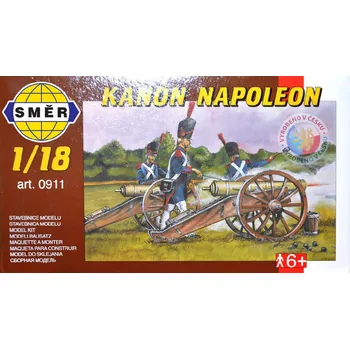 Plastikový model Směr Kanón Napoleon 1:18