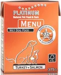 Platinum Natural Menu krocan/losos 375 g