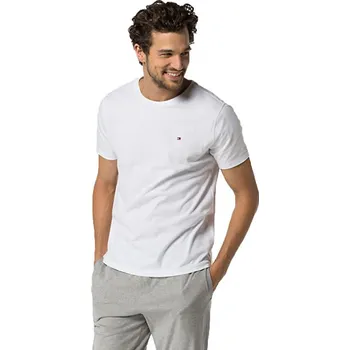 Pánské pyžamo Tommy Hilfiger Cotton Icon Sleepwear CN TEE SS 2S87904671-100 bílé
