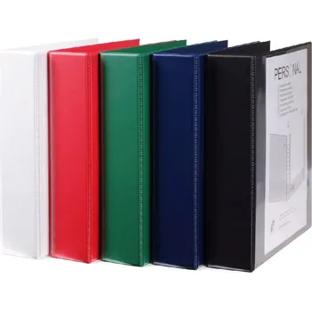 pořadač 4kroužek A4 s kapsou, hřbet 75mm - červená