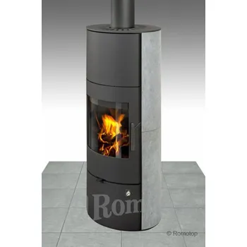 Krbová kamna ROMOTOP EVORA 22 AKUM kámen - akumulační krbová kamna