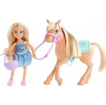 Panenka Barbie Chelsea a poník
