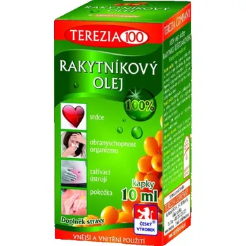 Přírodní produkt Terezia Company 100% Rakytníkový olej BIO kapky