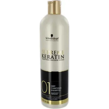 Šampon Schwarzkopf Supreme Keratin Deep Clarifying 01 šampon 500 ml