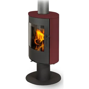 Krbová kamna kamna ROMOTOP EVORA T keramika červená šarlatová 77900