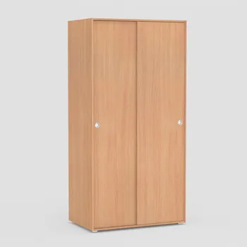 Šatní skříň Skříň Rea Lary S4 100cm - Skříň dvoudvéřová s posuvnými dveřmi