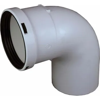 Kouřovod THERMONA Koleno 90°, PP, pro kondenzační kotle Ø 80, plast