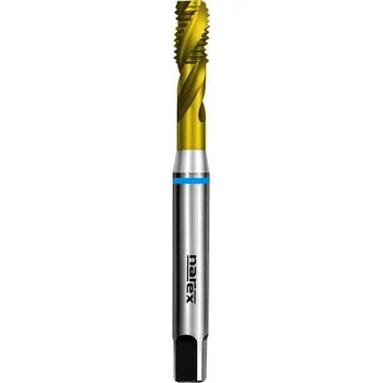 Závitořezný nástroj DIN371-2260-M10 TiN HSSE/VA šroubová drážka (Závitník-šroubová drážka 35` ISO2 HSSE TiN M10x1,5)