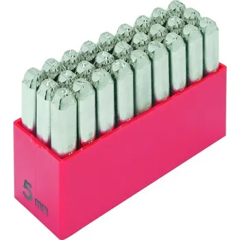 Raznice Ruční razidla ABECEDA - sada 4mm (zrcadlové) (Ruční razidla ABECEDA - sada 4mm (zrcadlové))