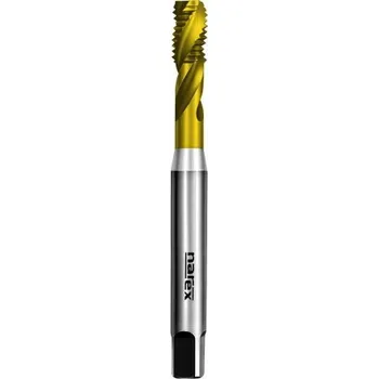 Závitořezný nástroj DIN371-2060-M3 TiN HSSE šroubová drážka (Závitník-šroubová drážka 35` ISO2 HSSE TiN M3x0,5)