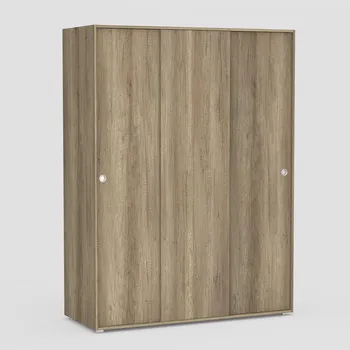 Šatní skříň Skříň Rea Lary S6 149cm - Skříň třídvéřová s posuvnými dveřmi